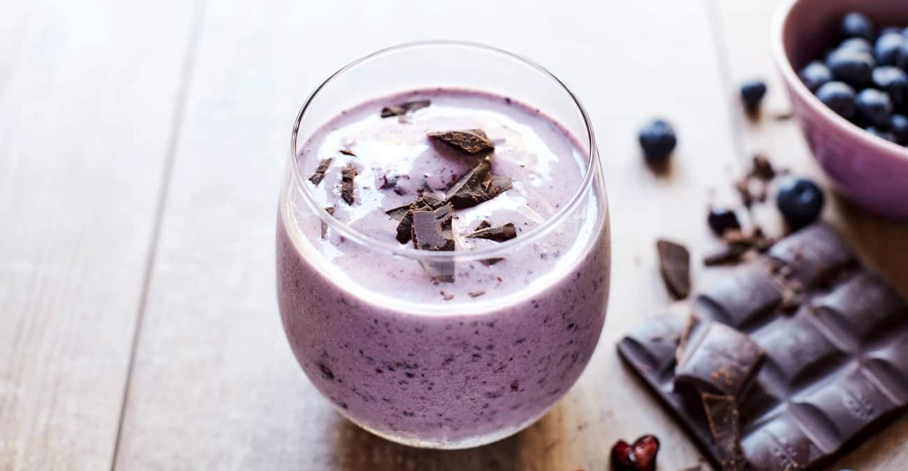 Chocolate Chunk Blueberry Smoothie - Patricia Bannan, MS, RDN