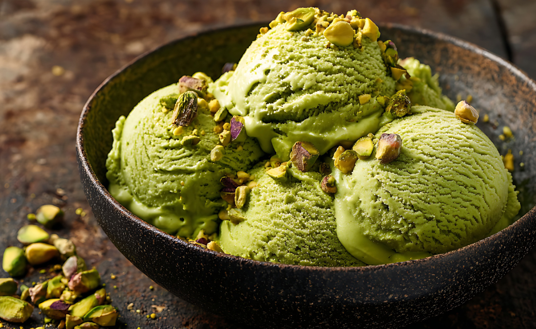 Pistachio Matcha “Nice” Cream