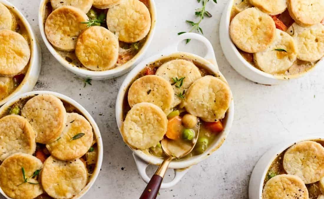 Spring Vegetable Mini Pot Pies