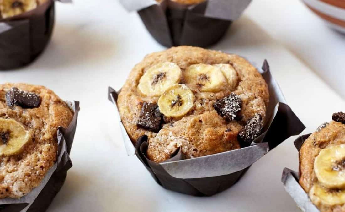 Banana Chocolate Chunk Muffins