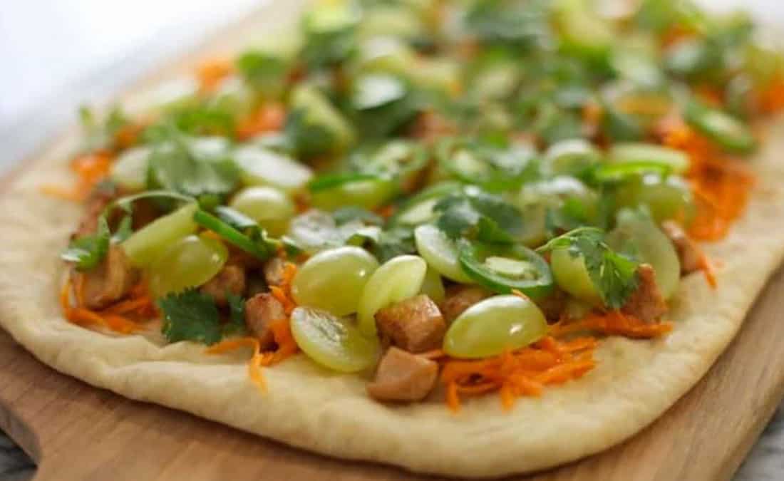 Banh Mi-Style Flatbread with California Grapes