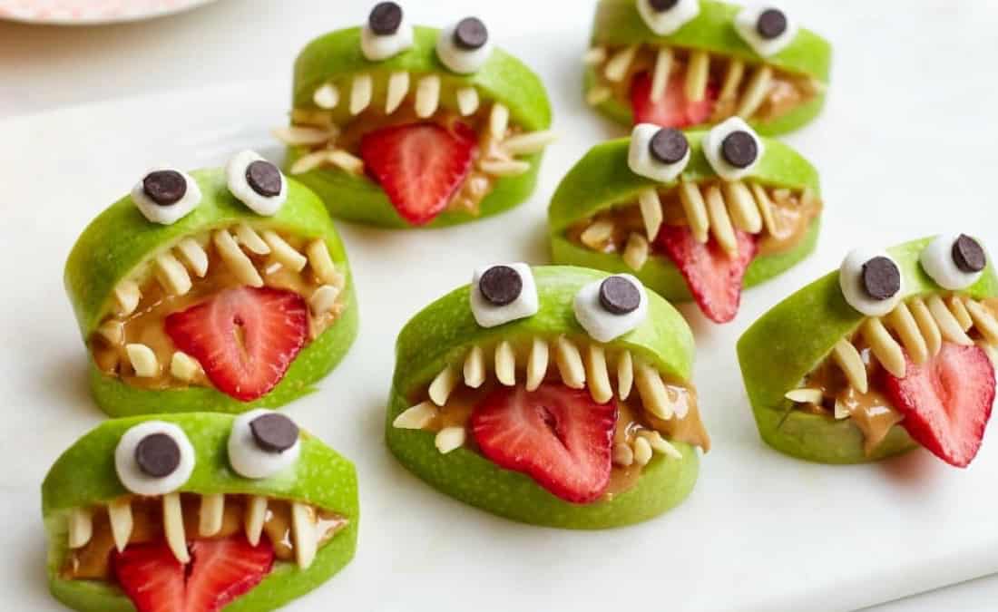 Healthy Halloween Monster Bites