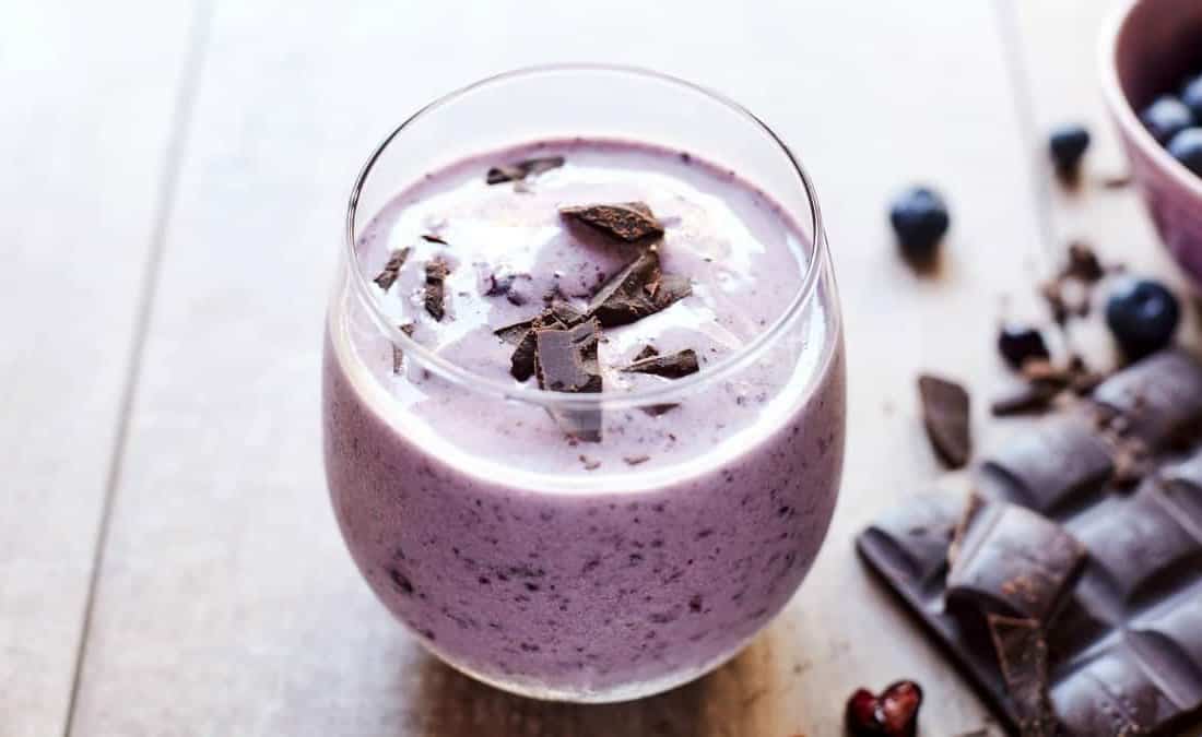 Chocolate Chunk Blueberry Smoothie