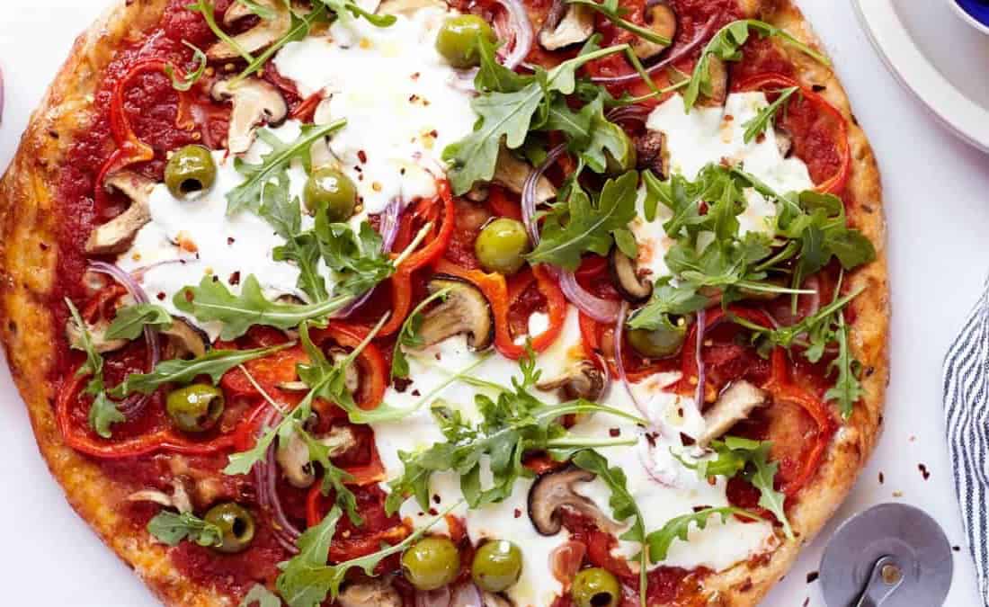 Killer Homemade Veggie Pizza