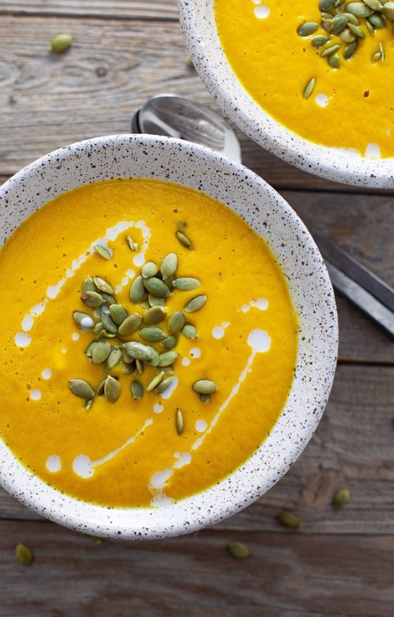 Fall Recipe Spiced Roasted Butternut Squash Soup