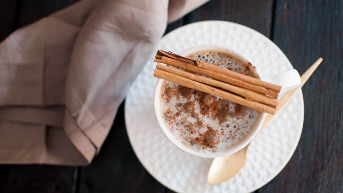 fall breakfast with cinnamon and other fall spices