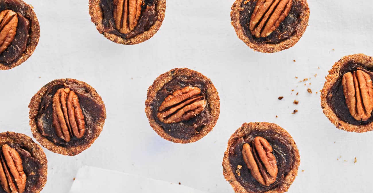 Mini Pecan Pies (plant-based) - Patricia Bannan, MS, RDN