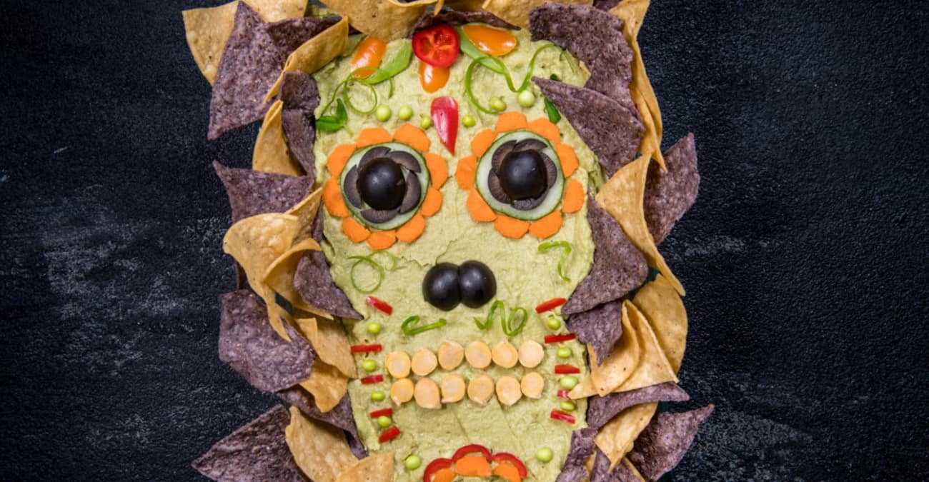 Day of the Dead Avocado Hummus - Patricia Bannan, MS, RDN