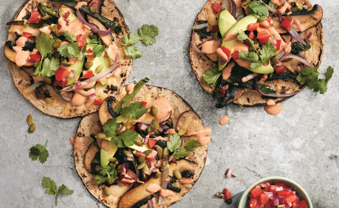 Poblano & Portobello Tacos