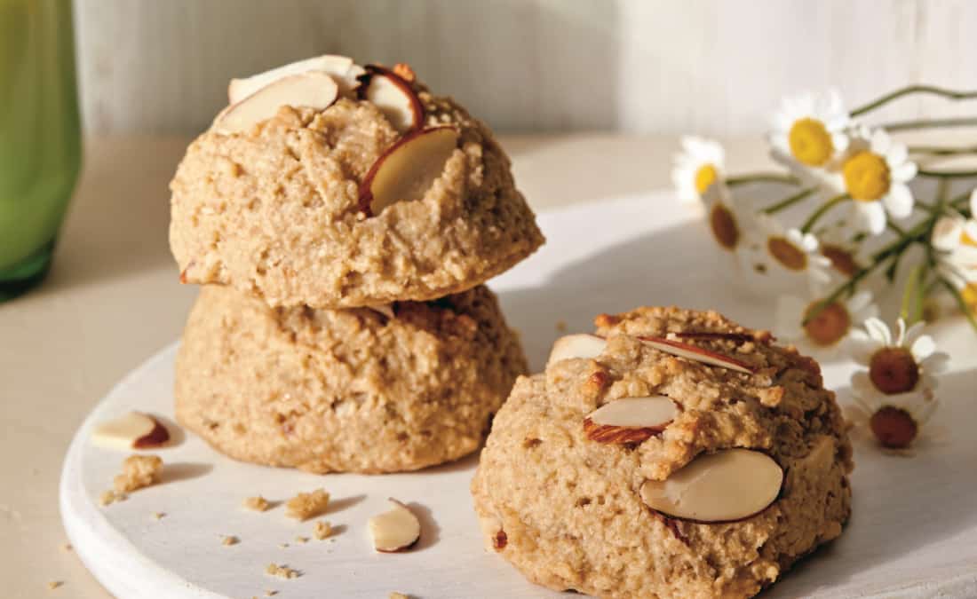 Sleepy Almond Chamomile Cookies