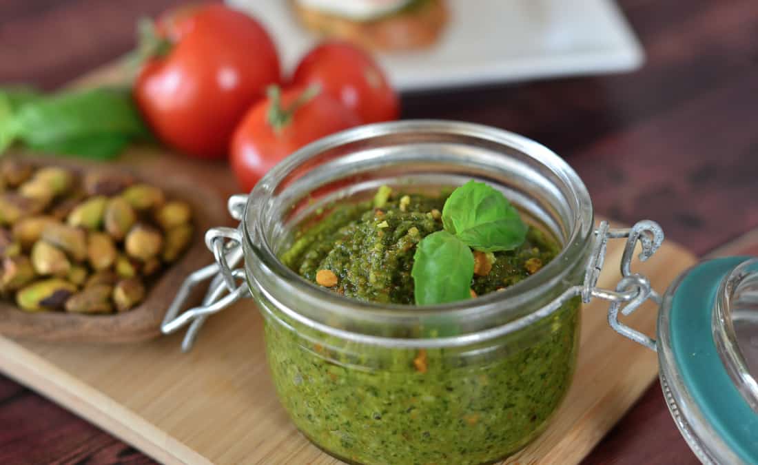 Basil Pistachio Pesto