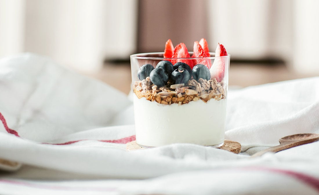 yogurt bowl dairy before bed