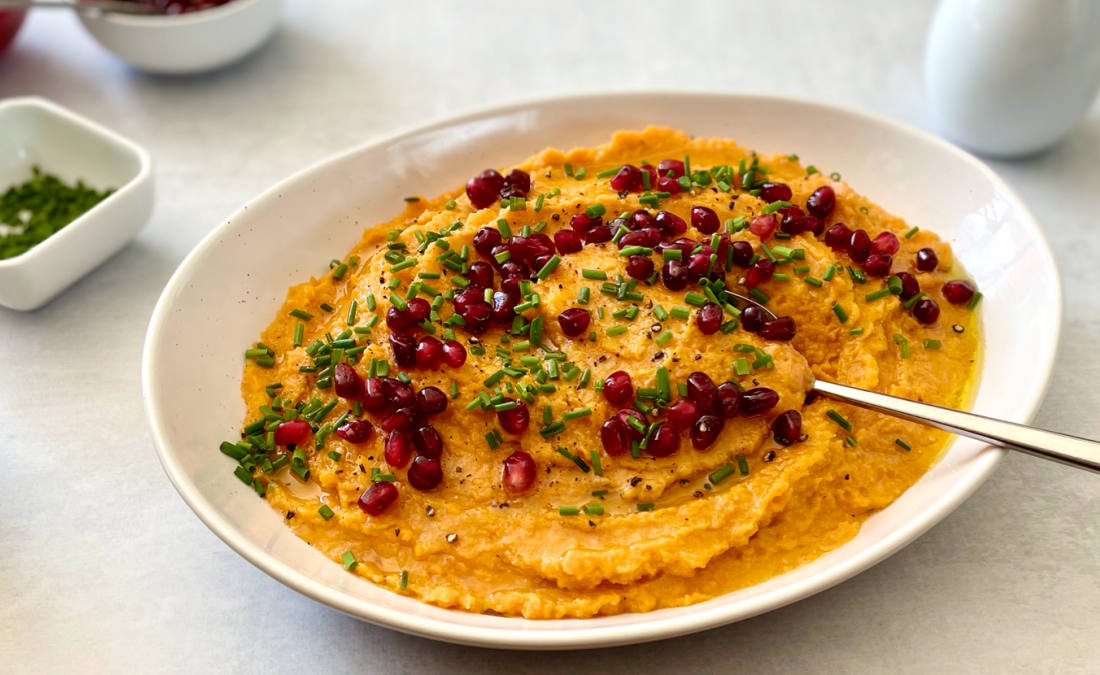 Mashed Ginger Sweet Potatoes