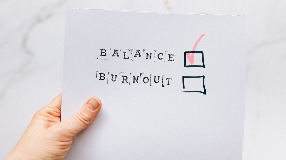 how to recover from burnout balance over burnout