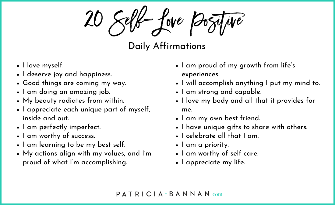 20 positive daily affirmations for women