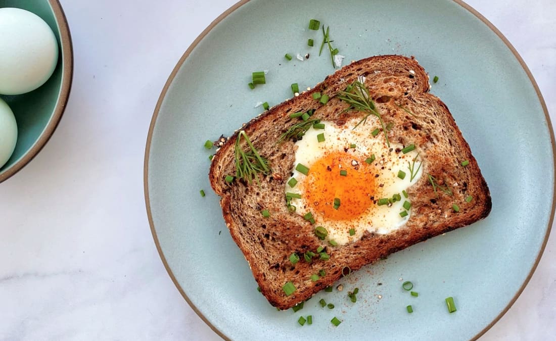 Egg-in-a-Hole Flower Power Toast