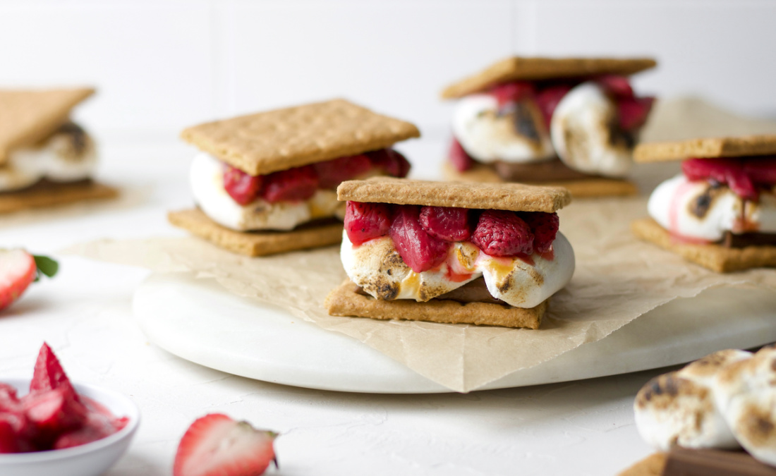 Strawberry S’mores in the Oven