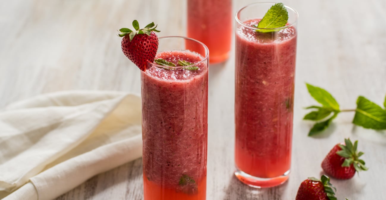 Strawberry Watermelon Mojito Cocktail - Patricia Bannan, MS, RDN