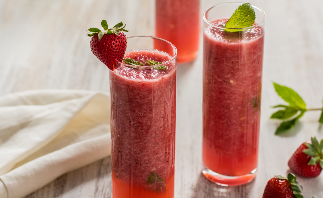 Strawberry Watermelon Mojito Cocktail