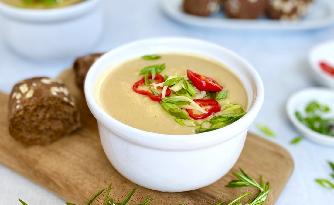 Creamy Slow-Cooker Potato Leek Soup with Skyr