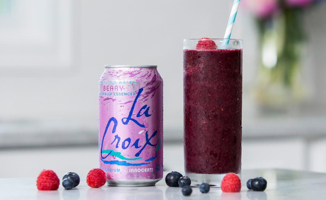 Raspberry Blueberry Slushy lacroix