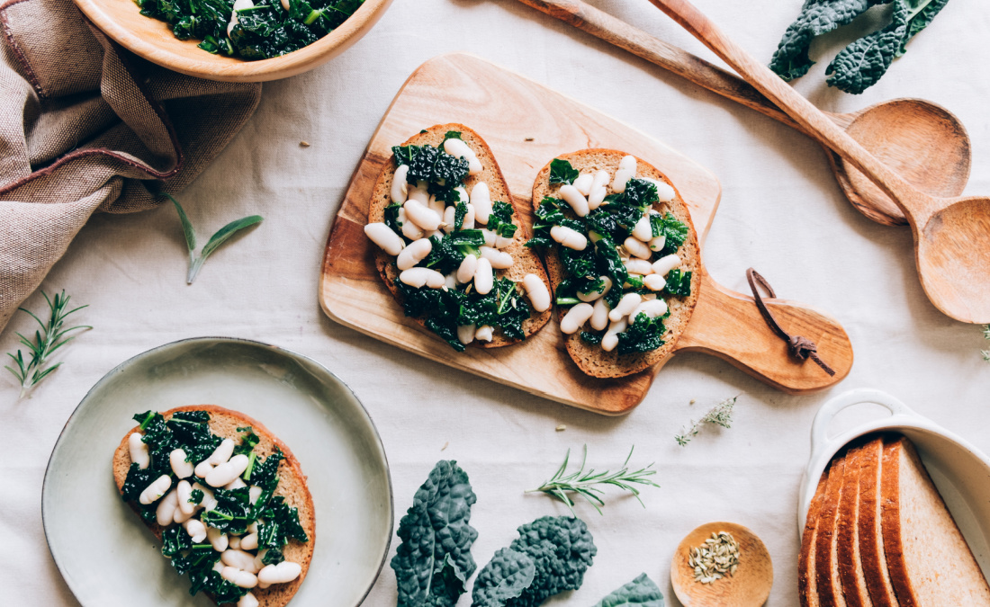 cannellini beans on toast