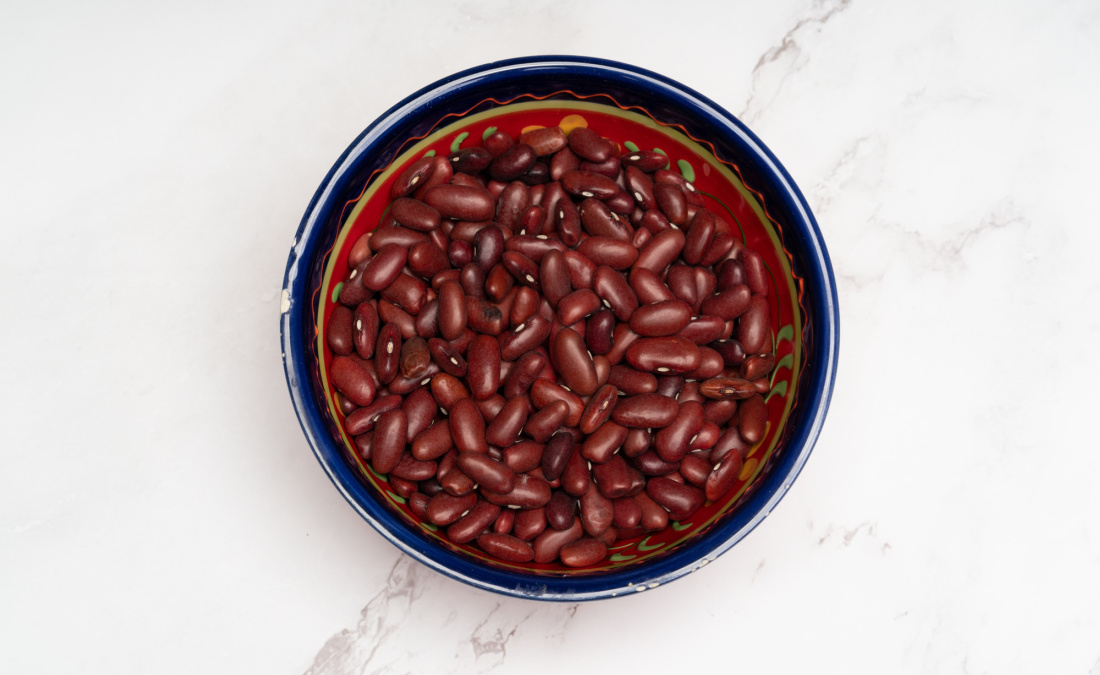 kidney beans in a bowl