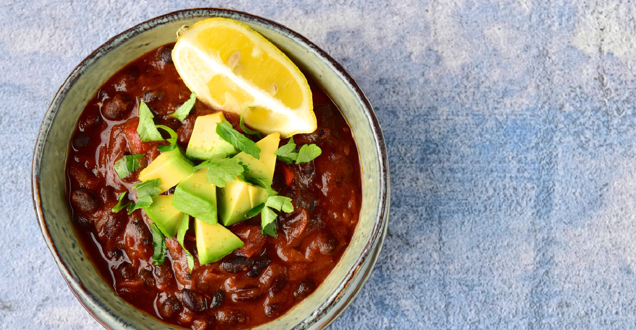 Black Bean Vegetable Chili (Vegan) - Patricia Bannan, MS, RDN