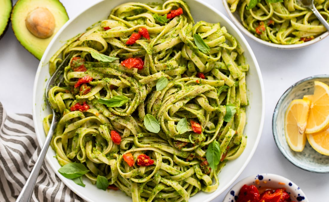 Avocado Fettuccine Alfredo
