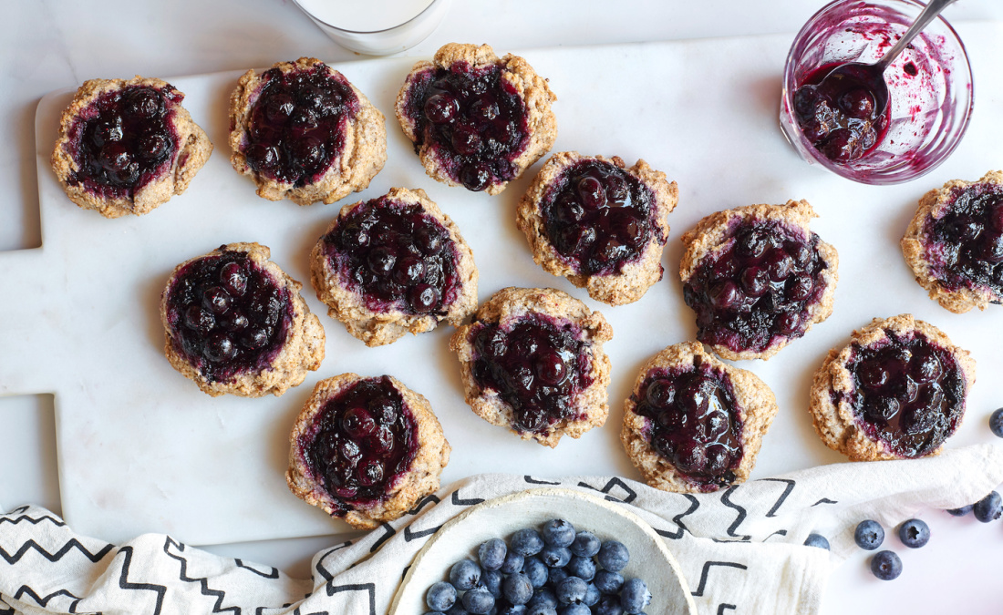Homemade Blueberry Ginger Jam Scones Patricia Bannan, MS, RDN