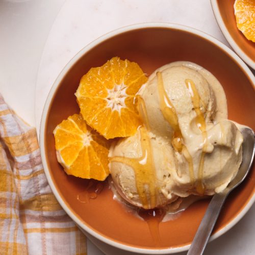 Better-for-You Orange Nice Cream Bowls - Patricia Bannan, MS, RDN