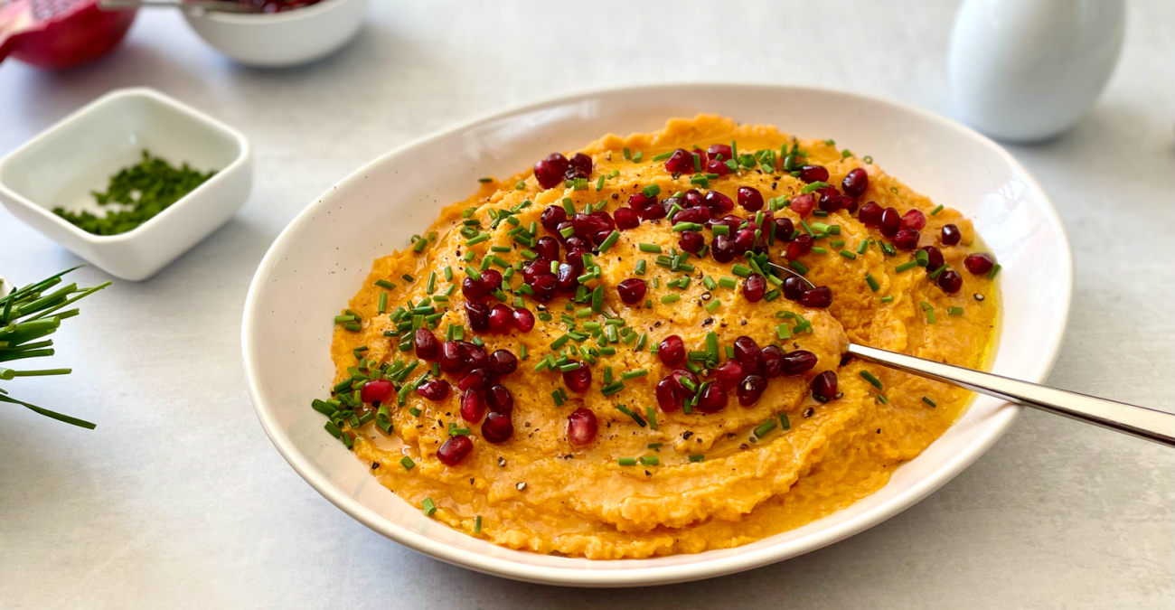 Mashed Ginger Sweet Potatoes