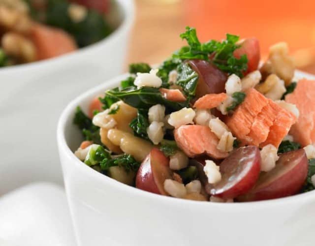 Grape and Salmon Power Salad