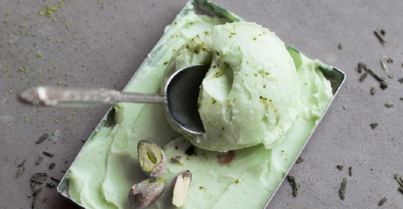 Pistachio Matcha “Nice” Cream