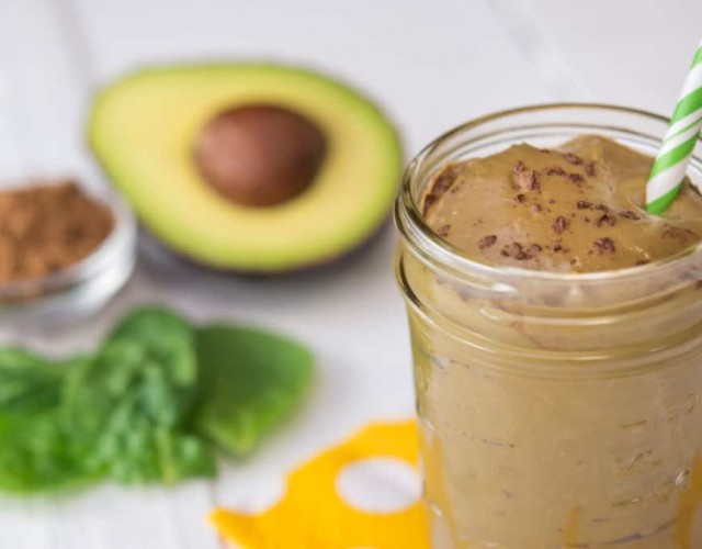 Dark Chocolate Avocado Mousse Smoothie
