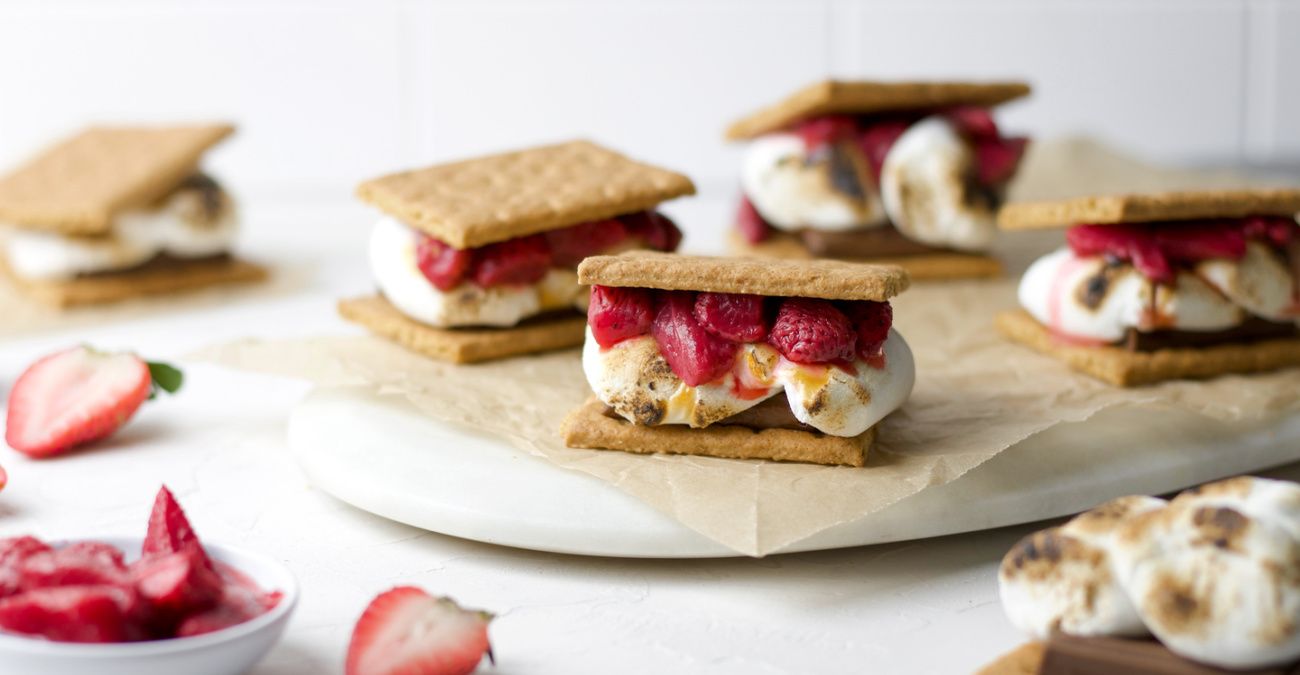 Strawberry S’mores in the Oven