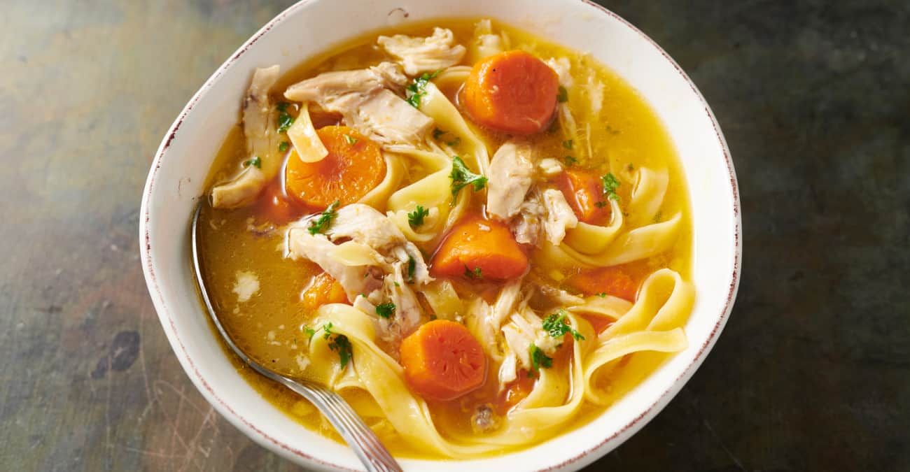 Turmeric Chicken Noodle Soup