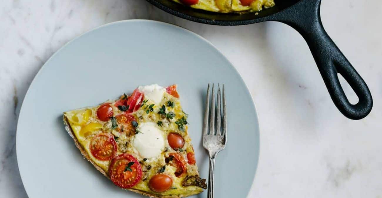 Cherry Tomato Ricotta Frittata