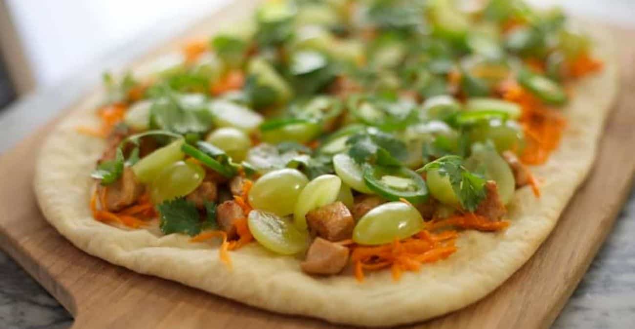 Banh Mi-Style Flatbread with California Grapes