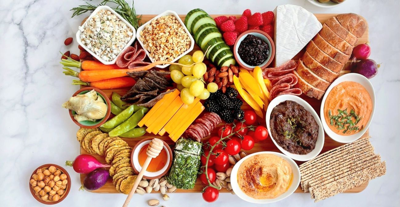 Healthy Charcuterie Board with Powerful Pairings