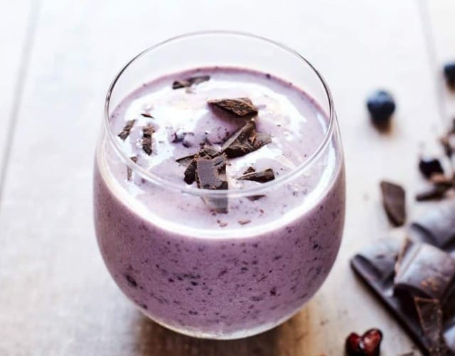 Chocolate Chunk Blueberry Smoothie