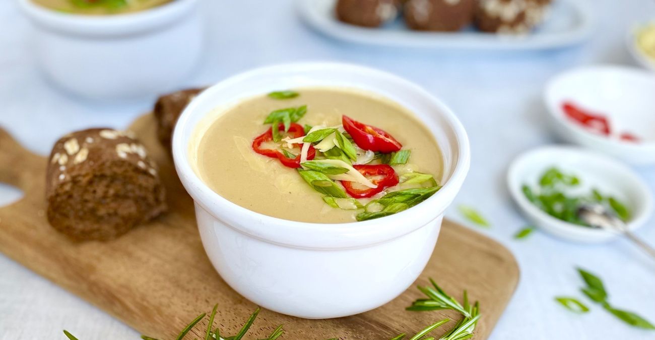 Creamy Slow-Cooker Potato Leek Soup with Skyr