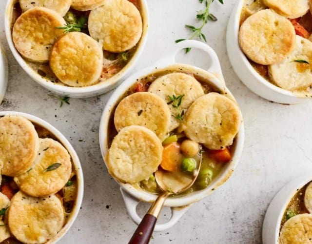 Spring Vegetable Mini Pot Pies