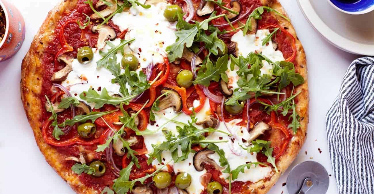 Killer Homemade Veggie Pizza