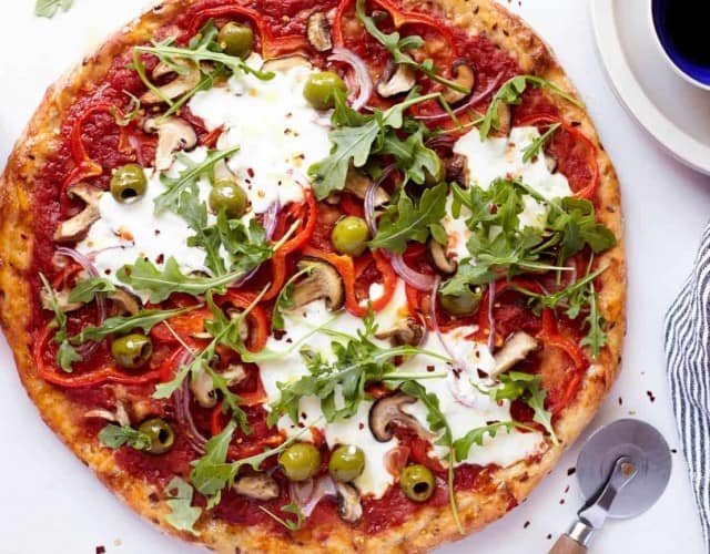 Killer Homemade Veggie Pizza
