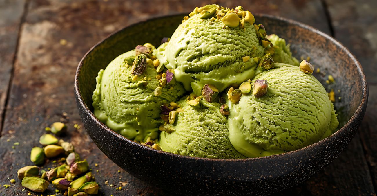 Pistachio Matcha “Nice” Cream
