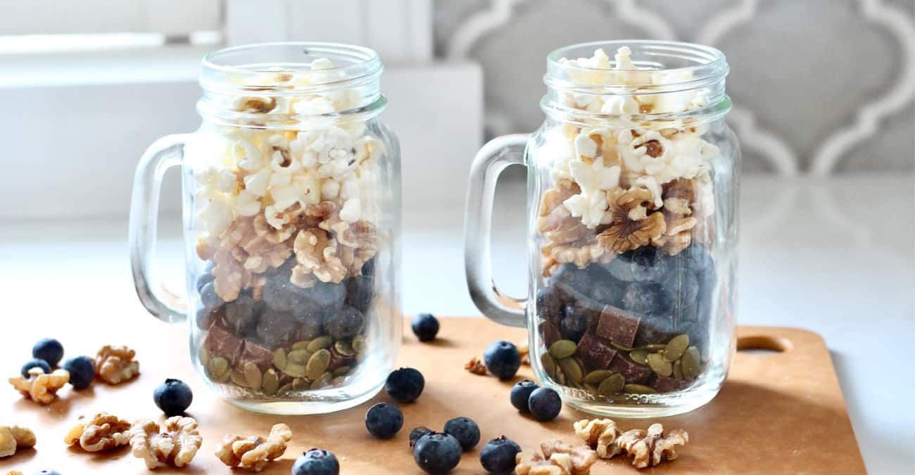 Blueberry Popcorn Trail Mix