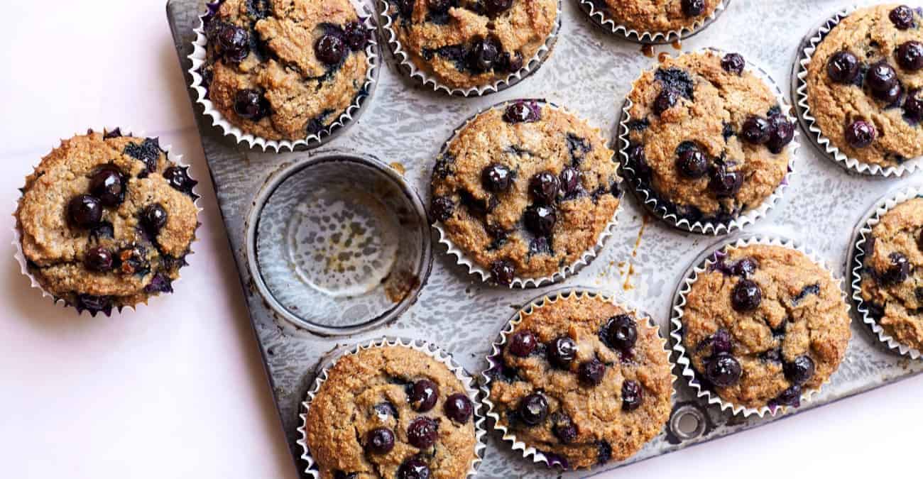 Blueberry Power Muffins (gluten-free)