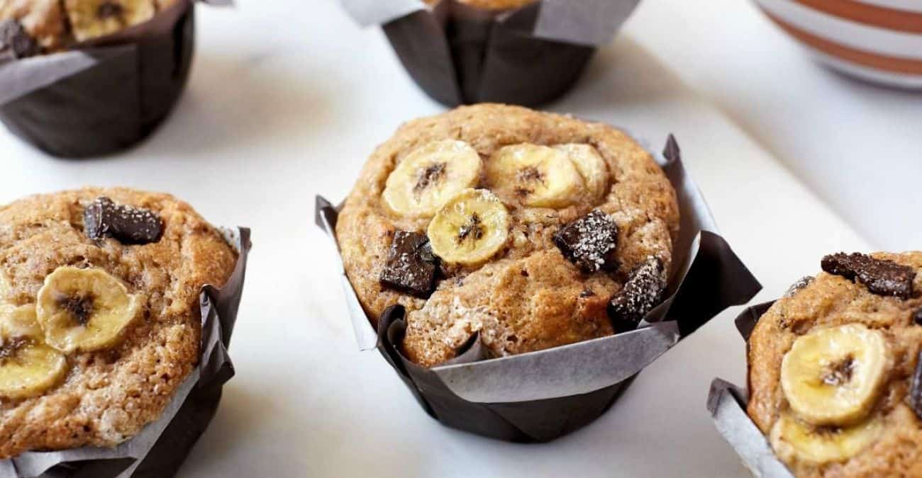 Banana Chocolate Chunk Muffins